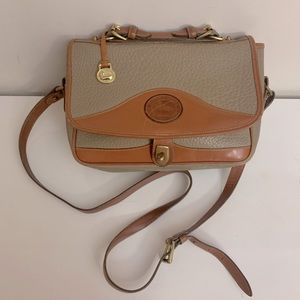 Dooney & Bourke Vintage Taupe Leather Purse